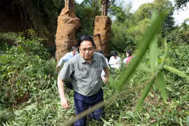 Toàn cảnh Thủ tướng khảo sát thực địa quy hoạch tuyến giao thông trọng điểm ở Bình Phước