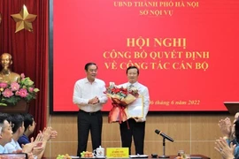 Chủ tịch Chu Ngọc Anh bổ nhiệm Phó Giám đốc Sở Nội vụ Hà Nội