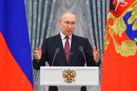 Tổng thống Nga Putin sắp tuyên thệ nhậm chức