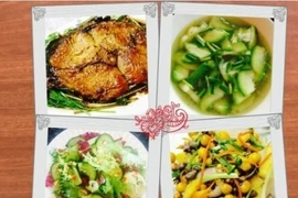 Thực đơn nhiều món ngon cho cả nhà vừa bắt mắt, lại dễ làm