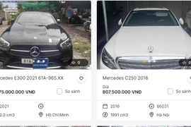 Ngân hàng thanh lý hàng loạt xe sang Lexus, BMW, Mecerdes-Benz
