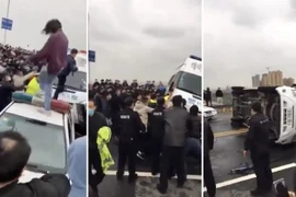 Đụng độ cảnh sát, người dân do tranh cãi gỡ phong tỏa ở Hồ Bắc