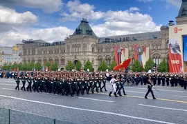 Tổng duyệt Lễ duyệt binh trên Quảng trường Đỏ