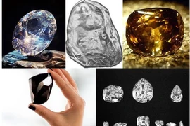 Tận mục sở thị 5 viên kim cương lớn nhất thế giới