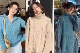 Phối đồ sành điệu với áo len