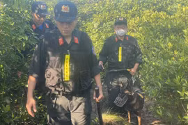 Cảnh sát lội bùn, rà soát đầm lầy 8ha truy tìm 2 phạm nhân trốn trại