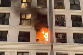 Cháy căn hộ chung cư The Emerald Mỹ Đình từ nồi chiên không dầu