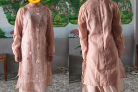 Sắm áo dài chơi tết, cô gái nhận kết đắng mề