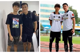 Huy Khánh hiếm hoi chia sẻ ảnh hai con gặp nhau