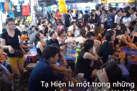 Video: Tạ Hiện - khu phố đêm 'hái ra tiền' tại Hà Nội
