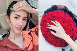 Hoa hậu vừa được bạn trai tặng nhẫn 5,5 tỷ giàu cỡ nào? 
