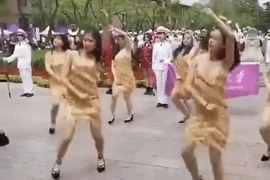 Bài nhảy của nữ sinh viên Đại học Thanh Hoa gây tranh cãi