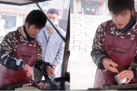 Anh bán bánh trứng bỗng nổi tiếng vì ngoại hình giống hệt Châu Kiệt Luân