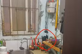 Thấy chủ nhà nghỉ nhòm vào lỗ trên tường, phát giác chuyện ghê tởm