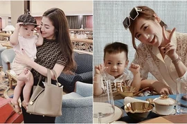 Chân dung quý tử nhà Á hậu Tú Anh