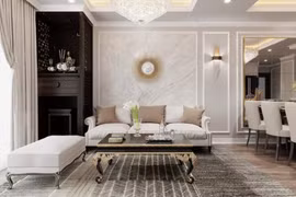 Bên trong căn chung cư mang phong cách tân cổ điển sang trọng