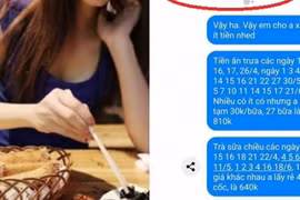 "Cô gái vàng trong làng ăn chùa" bị anh chàng nhắn tin "đòi quà" cực gắt