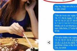 "Cô gái vàng trong làng ăn chùa" bị anh chàng nhắn tin "đòi quà" cực gắt