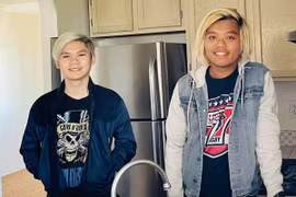 Con trai Bằng Kiều, Ngọc Anh 3A ở chung nhà, học cùng trường