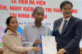 Nam thanh niên mắc bệnh hiếm ổn định trong ngày xuất viện