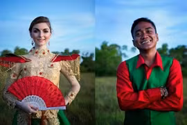 Chuyện tình vượt qua mọi rào cản về quốc gia... và nhan sắc