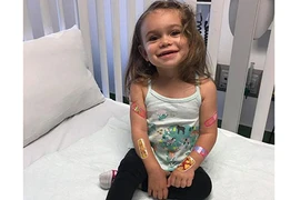 Bệnh hiếm gặp khiến bé gái ngã 100 lần mỗi ngày