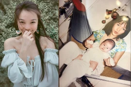 Hiền Thục chia sẻ ảnh tuổi đôi mươi bên con gái nhỏ 1 tháng tuổi
