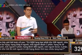 Câu hỏi làm nhức não quán quân đường lên đỉnh Olympia