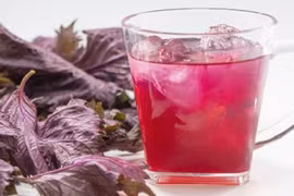 Lá tía tô đun nước uống hàng ngày: Thải độc gan thận, trắng da