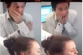 Phản ứng khó đỡ của ông bố trẻ xem vợ "vượt cạn"