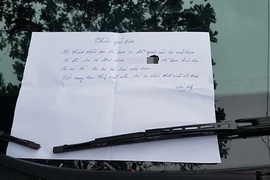 Hành động tử tế siêu cute của thủ phạm làm xước xe