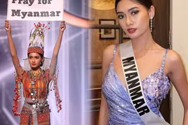 Đại diện Myanmar có hành động bất ngờ tại Miss Universe