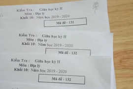 Cú lừa của thầy giáo khi bảo 'cả lớp chung mã đề'