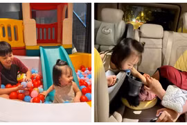 Nhìn cách Subeo cưng chiều em mà xuýt xoa cách dạy con của Cường Đô La