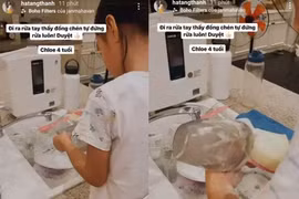 Con gái Tăng Thanh Hà được dân mạng chấm điểm 10 chăm chỉ