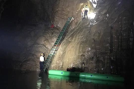 Lắp thang trong hang Sơn Đoòng: Sở TNMT Quảng Bình nói gì?