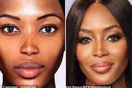Naomi Campbell gây tranh cãi với hình ảnh photoshop quá đà