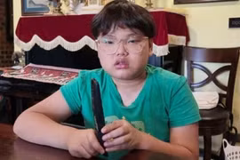 Bi Béo - con trai Xuân Bắc: "Sao bố không giảm cân vợ bố đi"