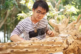 Giấc mơ thu tiền tỷ từ cây dó bầu của chàng thanh niên Tây Ninh