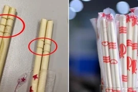 Giải mã các vòng tròn khắc trên đũa ăn dùng một lần