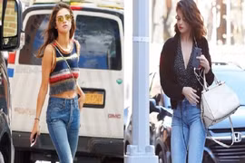 Selena lên đồ với các item đơn giản đã đủ xinh đẹp rồi