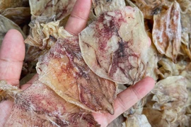 Mực khô giá rẻ, chỉ 200.000 đồng/kg loại mực to bằng cả bàn tay