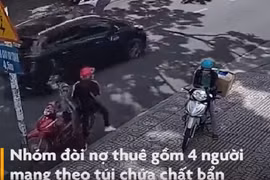 Video: Nhóm đòi nợ thuê ném chất bẩn vào nhà người dân 