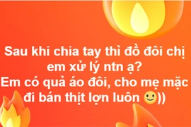Dân mang xôn xao bàn tán cách xử lý đồ đôi khi đã chia tay