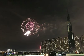 Rộn ràng pháo hoa chào mừng năm mới 2019 trên khắp cả nước