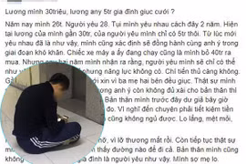 Lương 30 triệu, cô gái phân vân có cưới người yêu lương 5 triệu không 
