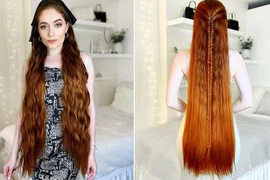 5 năm không cắt tóc để thành "công chúa tóc mây" phiên bản đời thực