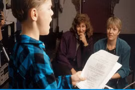 Hình ảnh Leonardo DiCaprio thời vô danh đi thử vai phụ