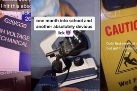 Giới trẻ Mỹ phá toilet, ăn cắp đồ để làm thử thách TikTok