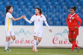 Hoa khôi sân cỏ Hoàng Thị Loan lên hương nhan sắc đốn tim fan